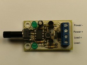 12V Dimmer Kit V2 prototype with terminal labels
