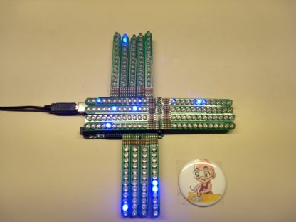 Seventeen 12LEDsticks with Arduino MEGA